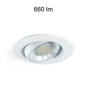 Plafonnier led Beneito et faure compac R 230V 8W 4000K IP44 Dimmable