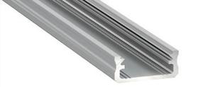 Profilé aluminium TypeA 16X9 pour ruban de led largeur max 13mm barre de 2m