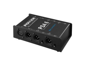 Repartiteur audio PowerStudio 2 entrées XLR vers 6 sorties XLR