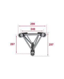 PT29-200 Contest stage - Structure alu triangulaire 290 longueur 2m