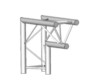 ASX23 ASD - Structure alu ASD angle 2 départs vertical SX290 triangulaire