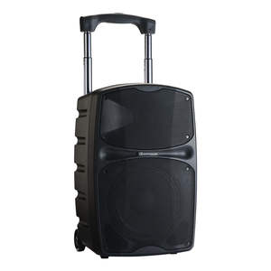 Pack Racer 120 F5 Audiophony Enceinte autonome Bluetooth 10 pouces 120W RMS + 1 Housse + 1 Micro Serre tête + 1 Pocket + 1 Micro main