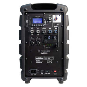 Pack Racer 80 F8 Audiophony Enceinte autonome Bluetooth 5.0 TWS 80W + 1 Housse + 1 Micro Serre tête + 1 Pocket