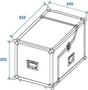 Rack de régie 6U vertical 7U incliné 3U vertical