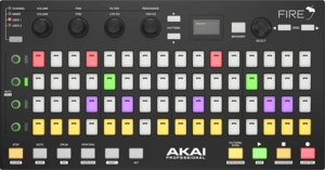 Contrôleur Akai Pro Fire pour Fruity Loops 4 x 16 pads RVB