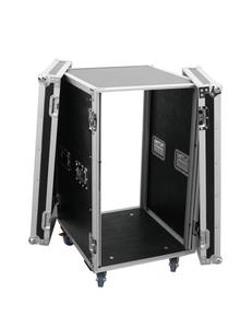 Flight case Rack 18U profondeur 57cm épaisseur 9mm sur roulettes