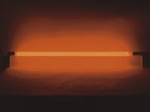 Tube fluorescent avec alimentation et interrupteur orange 36W 134cm