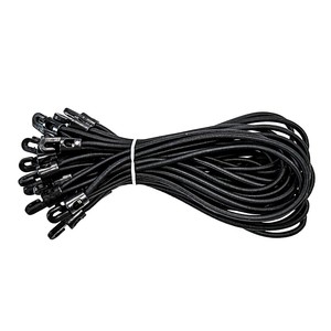 Lot de 25 garcettes noires pour rideau long 250mm