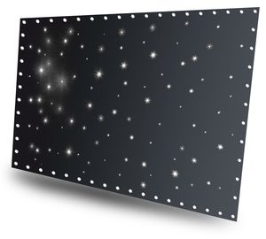 Rideau de Led Sparklewall Led96 BeamZ 3X2m 96leds blanches avec contrôleur, télécommande et sac de transport