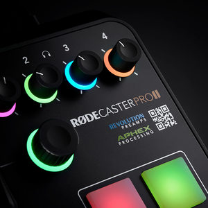 Rode Caster Pro II interface et enregistreur de production pour podcast et streaming