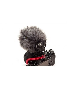 Microphone Rode Videomicro sur support pour prise de son vidéo