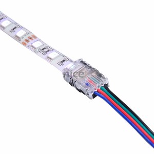 Connecteur pour ruban LED 12V REF 5050 RGB avec fil - Lumonde