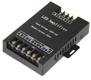 Repeteur pour ruban de led RVB 5 à 24V 3 X 15A