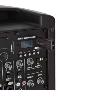 RushOne Definitive audio - Enceinte Autonome Portable 50W RMS avec 1 Micro UHF