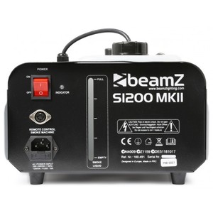 Machine à fumée BeamZ S1200 MKII 1200W programateur