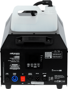 S2000 Algam Lighting - Machine à fumée 1500W avec DMX et télécommande sans fil