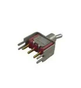 Switch C&K 7101MD9V3BE 2 positions On-None-On avec armature de fixation pour circuit imprimé