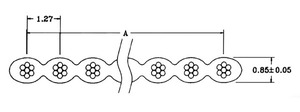 NAPPE SOUPLE DE CONNEXION 20 CONTACTS