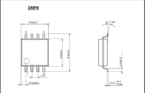 NJM2121M Amplificateur opérationnel double avec switch