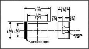 LED SMD 1208 VERTE