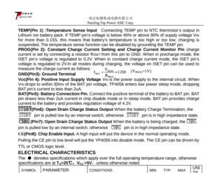 Gestion de charge batterie Lithium-ion 1A TP4056 SOIC-8