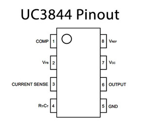 UC3844N Contrôleur PWM 450KHz