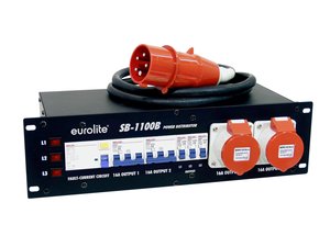 Coffret de distribution electrique Eurolite SB 1100B 32A