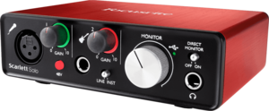 Carte son Focusrite Scarlett2 Solo 2 in 2 out