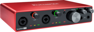 Scarlett 8i6 G3 Focusrite - interface audio USB-C midi spdif 8 entrées 6 sorties