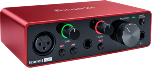 Focusrite Scarlett3 Solo interface audio USB-C 2 entrées 2 sorties