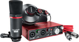 Pack Studio Focusrite Scarlett Studio Carte son 2i2 + Casque + micro