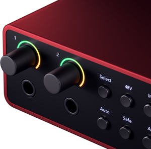 SCARLETT4 2i2 Focusrite - Carte son 2 entrées 2 sorties 192KHz