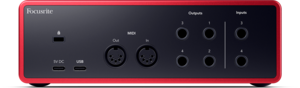 SCARLETT4 4i4 Focusrite - Carte son 4 entrées 4 sorties midi 192KHz