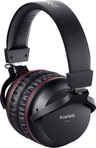SCARLETT4 Studio Focusrite - Pack Carte son Scarlett4 2i2, 2 entrées 2 sorties 192KHz + micro statique + casque studio
