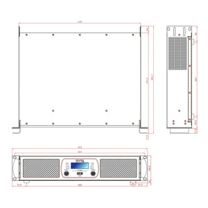 SE-3000 Synq - Amplificateur de puissance classe D 2 X 1500W RMS