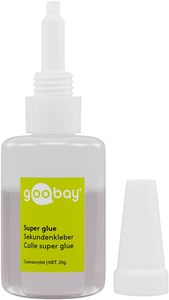 Colle super glue 20g avec bouchon-doseur refermable