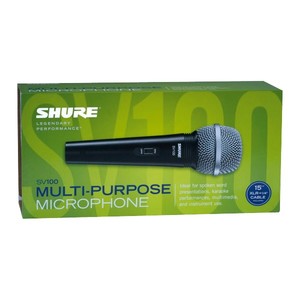 SV100A Shure - Micro Filaire Voix - Polyvalent Cardioïde avec 6m e câble XLR vers Jack