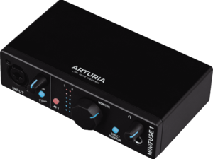 Pack avec pied de micro, micro XLR, carte son et casque pour enregistrement studio