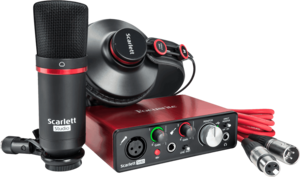 Pack Studio Focusrite Scarlett Solo Studio Carte son + Casque + micro
