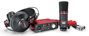 Pack Studio Focusrite Scarlett Solo Studio Carte son + Casque + micro