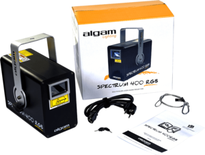 Spectrum 400 RGB Algam Lighting Laser 400mW multicolore Musical DMX