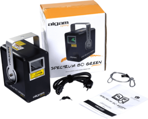 Spectrum80green Algam lighting Laser d'animation vert 80mW dmx et musical