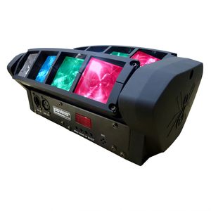 SPIDER POCKET Power Lighting - Effet Led 8x3W RGB (2xRouge, 2xVert, 2xBleu, et 2xBlanc)