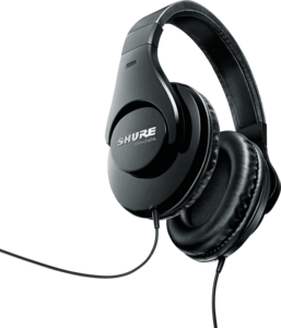 SRH 240A BK Shure Casque Nomade fermé 38 ohms.