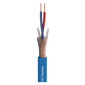 Câble Micro Sommer cable Stage 22 2X0.22 mm2 bleu vendu au mètre