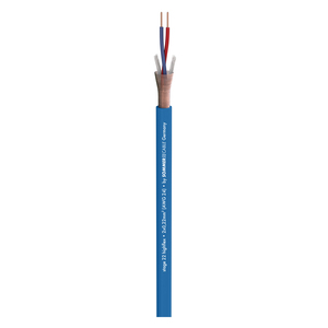 Câble Micro Sommer cable Stage 22 2X0.22 mm2 bleu vendu au mètre