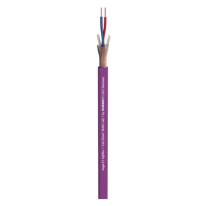 Câble Micro Sommer cable Stage 22 2X0.22 mm2 violet vendu au mètre