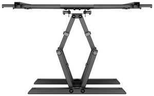 Support écran mural de 37 à 70 pouces orientable double