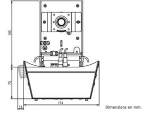 Sully T650SX Robert Juliat Module trappe Sully 115W 3000K pour conversion découpe halogène en Led