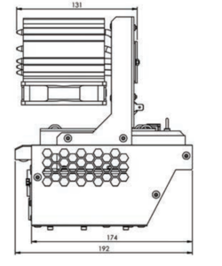 Sully T650SX Robert Juliat Module trappe Sully 115W 3000K pour conversion découpe halogène en Led